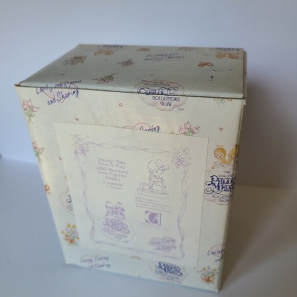 Precious Moments Always Take Time to Pray Collectible Porcelain Figurine - Picture 2 of 11